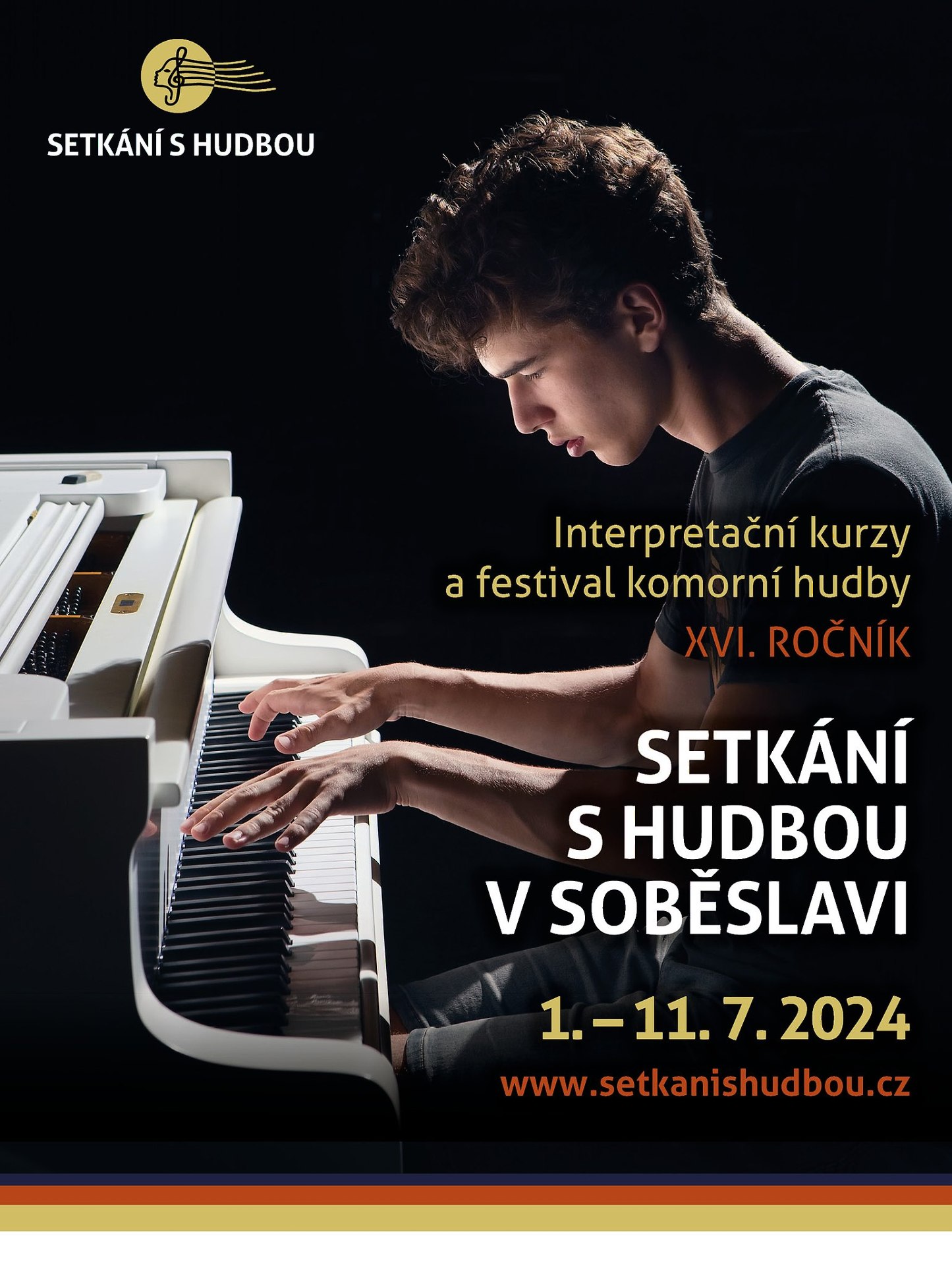 Portrét pro plakát festivalu Setkání s hudbou v Soběslavi